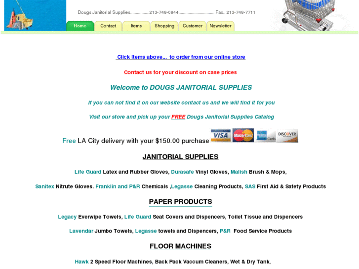 www.dougsjanitorialsupplies.com