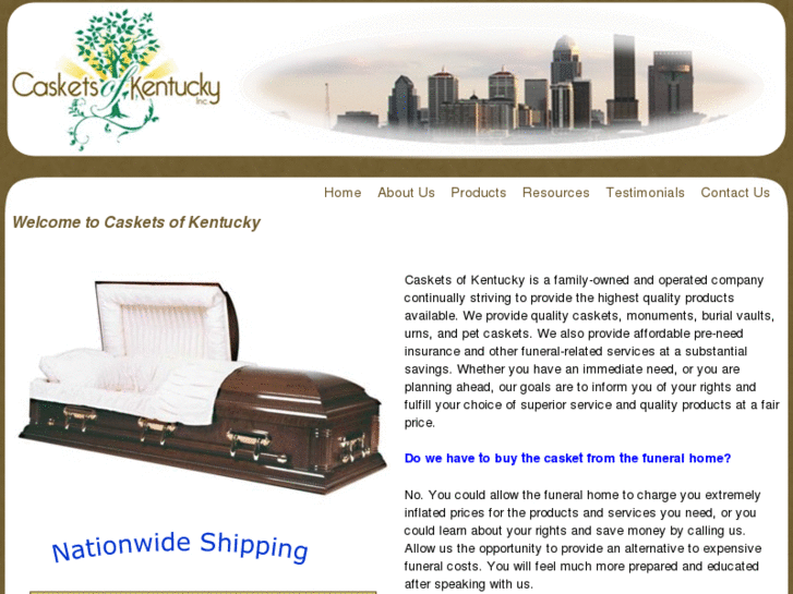 www.casketsofkentucky.com