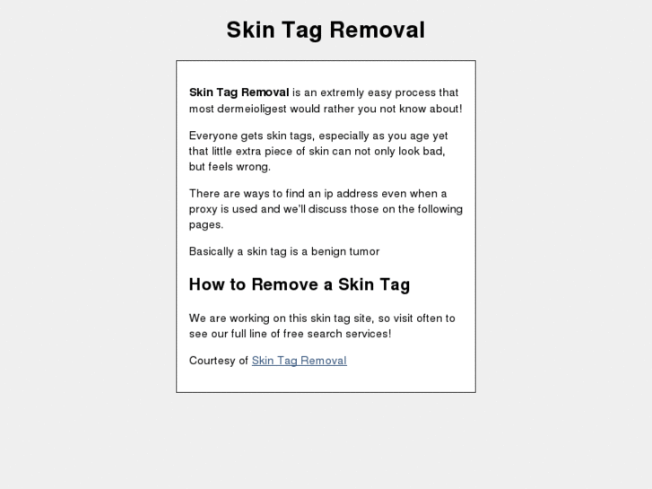 www.skintagremoval.info
