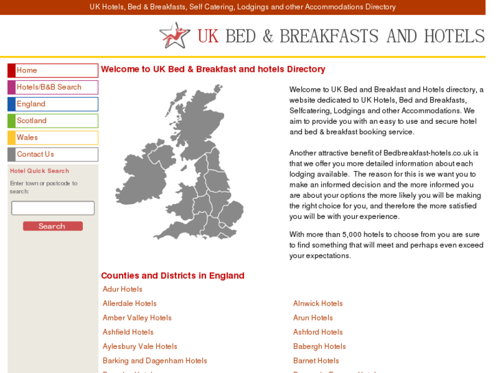 www.bedbreakfast-hotels.co.uk