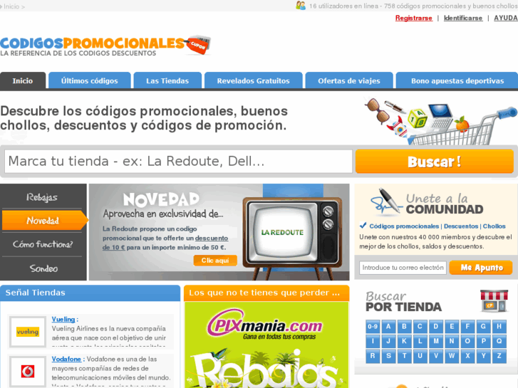 www.codigos-promocionales.com