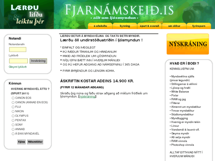 www.fjarnamskeid.is