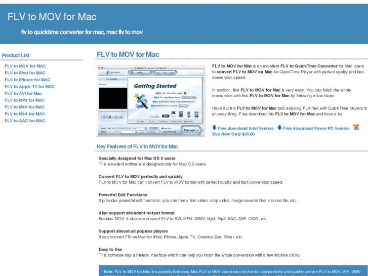 www.flvtomovformac.com