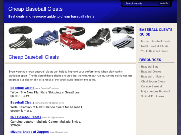 www.cheapbaseballcleats.net