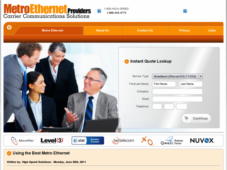 www.metroethernetproviders.com