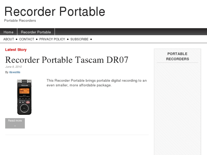 www.recorderportable.com