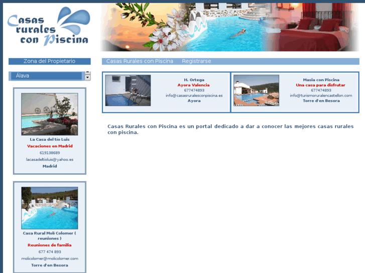www.casasruralesconpiscina.es