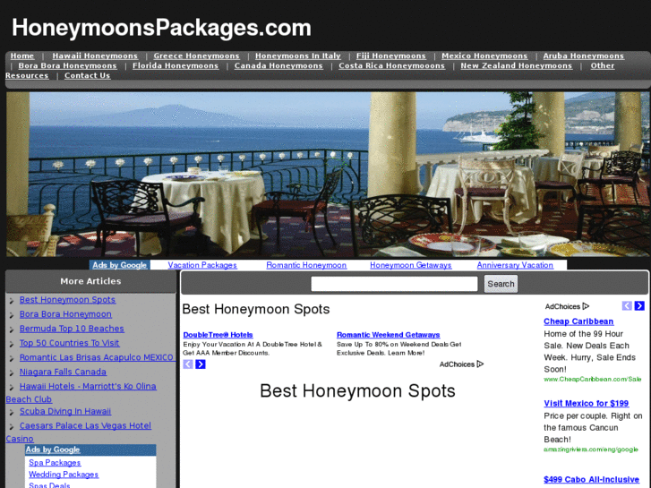 www.honeymoonspackages.com