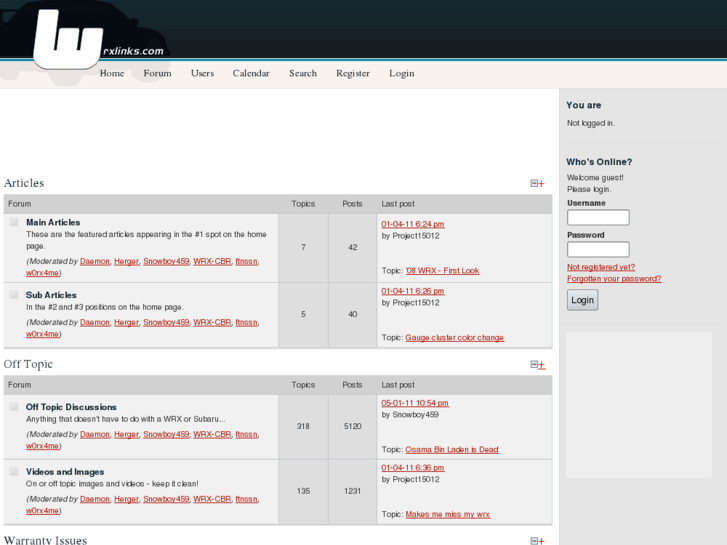 www.wrxlinks.com