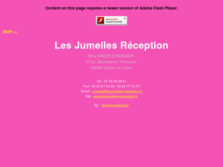 www.lesjumelles-reception.com