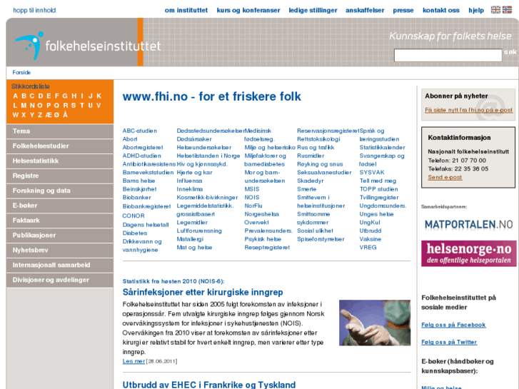 www.folkehelseinstituttet.no