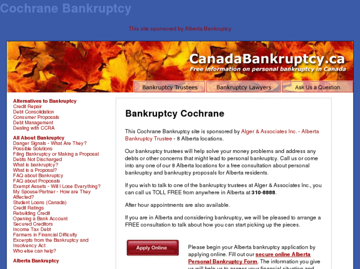 www.cochranebankruptcy.com