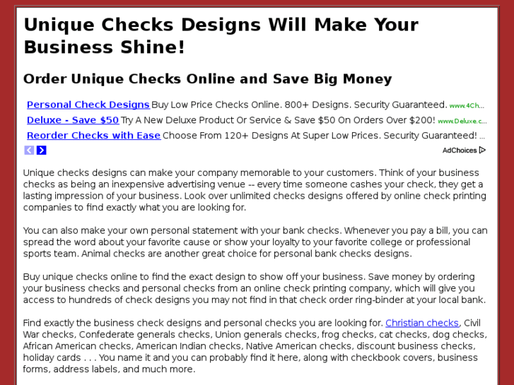 www.buyuniquechecks.com