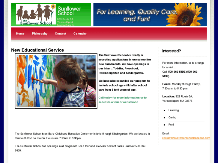 www.sunflowerschoolcapecod.com