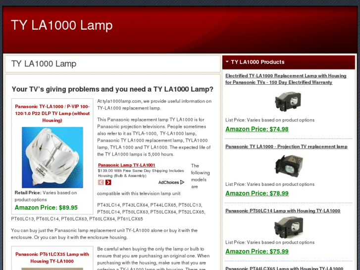 www.tyla1000lamp.com