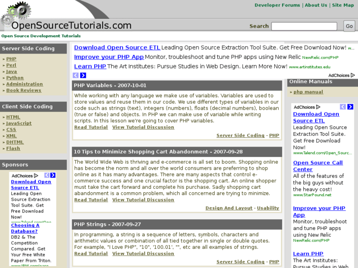 www.opensourcetutorials.com