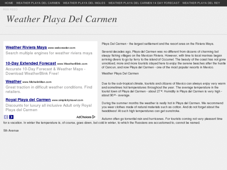 www.weatherplayadelcarmen.com