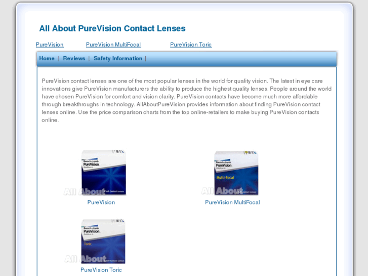 www.allaboutpurevisioncontactlenses.com