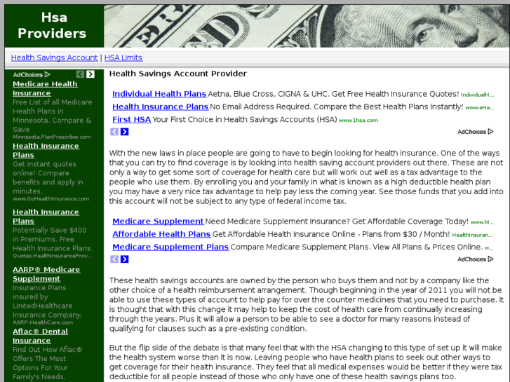 www.healthsavingsaccountprovider.com