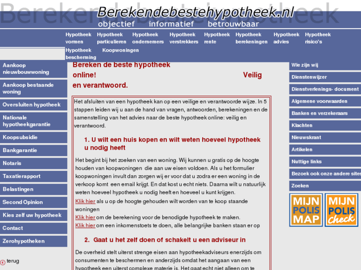 www.berekendebestehypotheek.nl