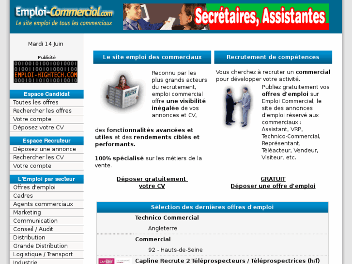 www.emploi-commercial.com