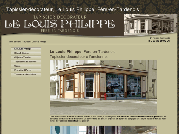 www.tapissier-lelouisphilippe.com