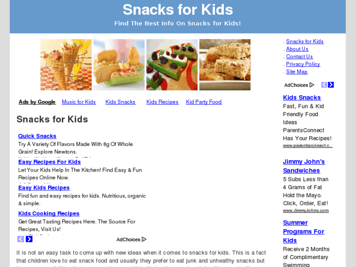 www.snacksforkids.org