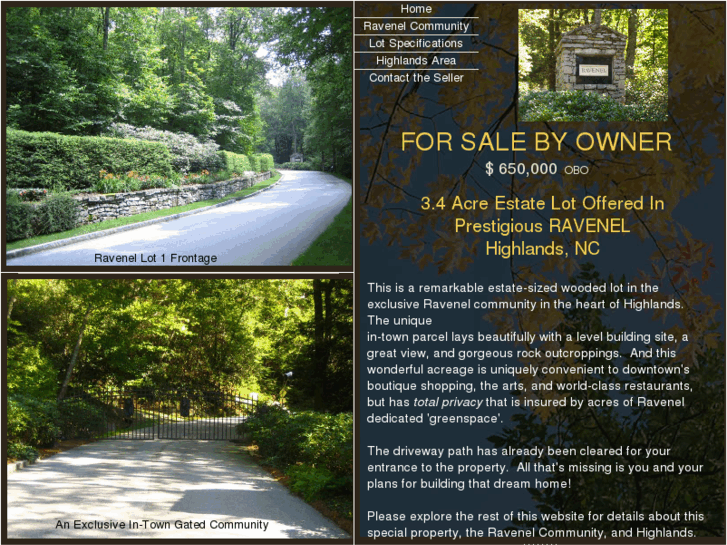 www.ravenel-highlands.com