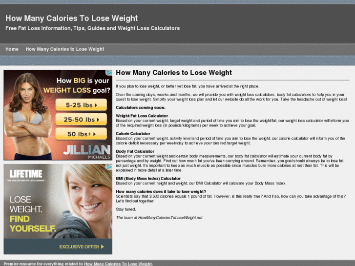 www.howmanycaloriestoloseweight.net