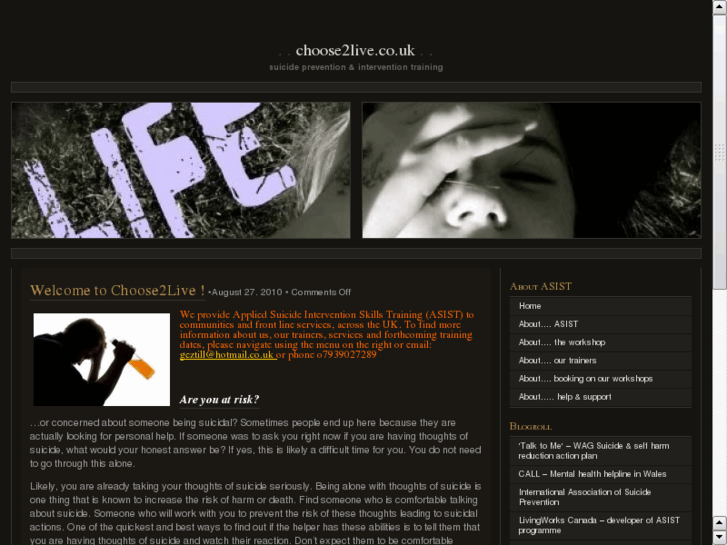www.choose2live.co.uk