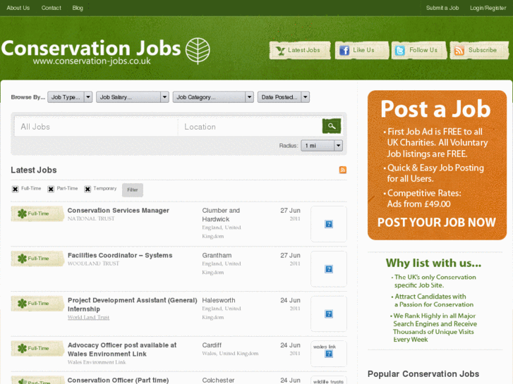 www.conservation-jobs.co.uk