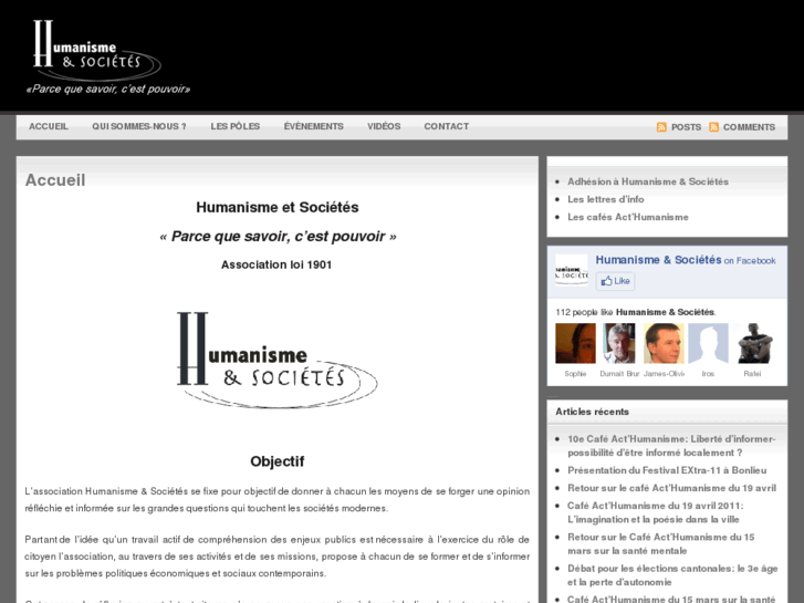 www.humanisme-et-societes.org