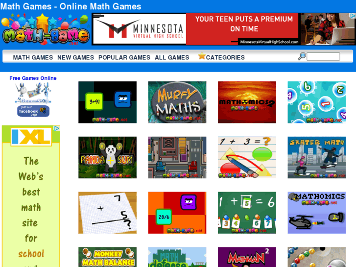 www.math-game.net