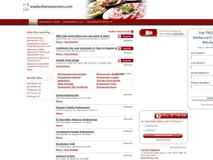 www.waukesharestaurants.com