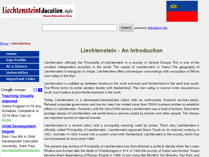 www.liechtensteineducation.info