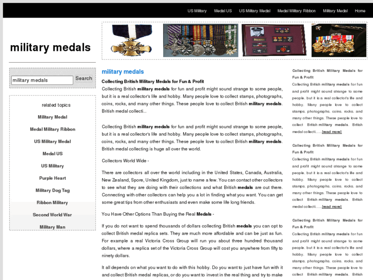 www.militarymedalsweb.info