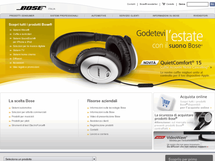 www.bose.it