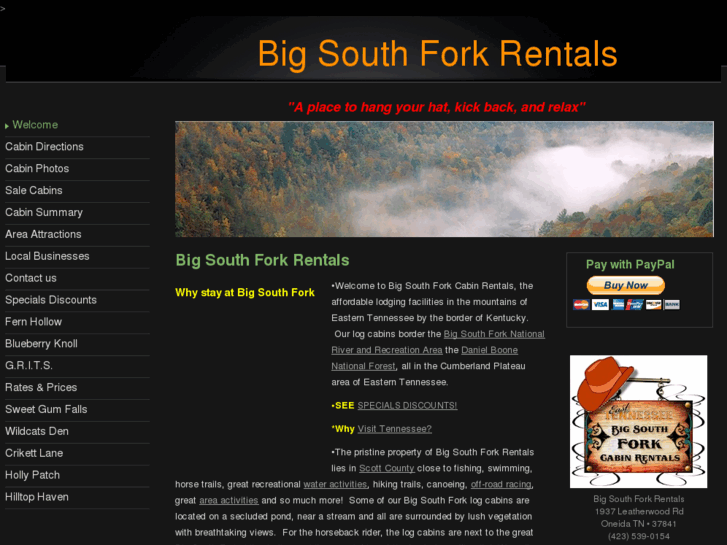 www.bigsouthforkrentals.com