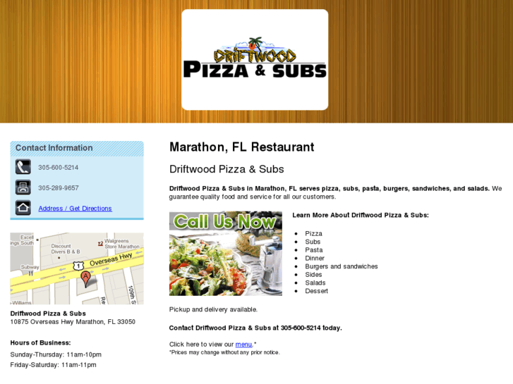 www.driftwoodpizzaandsubs.com