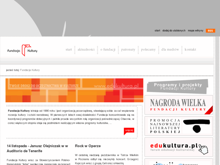 www.fundacjakultury.pl
