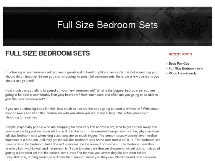 www.fullsizebedroomsets.com