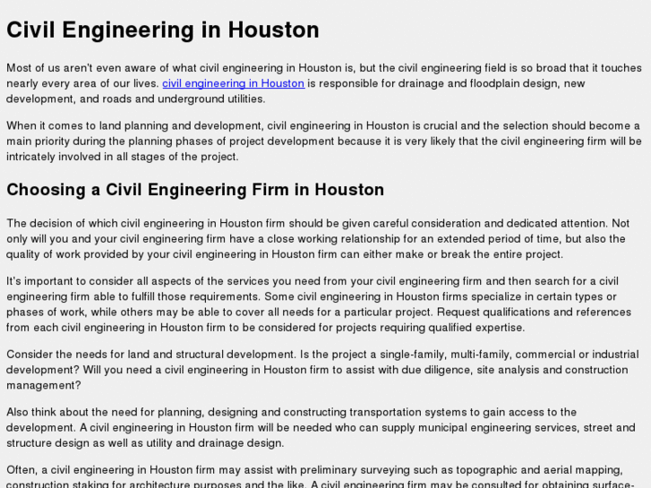 www.civilengineeringhouston.com