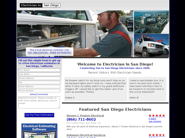 www.electricianinsandiego.com