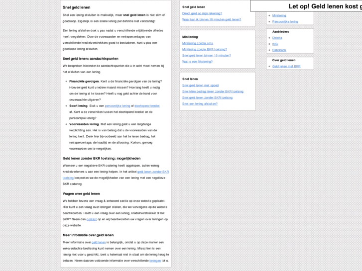 www.snelgeldlenen.net