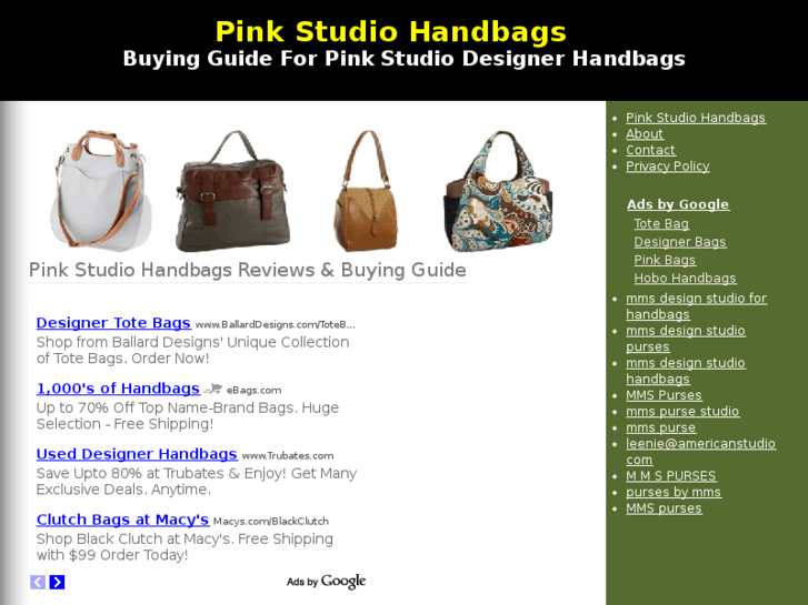 www.pinkstudiobag.net