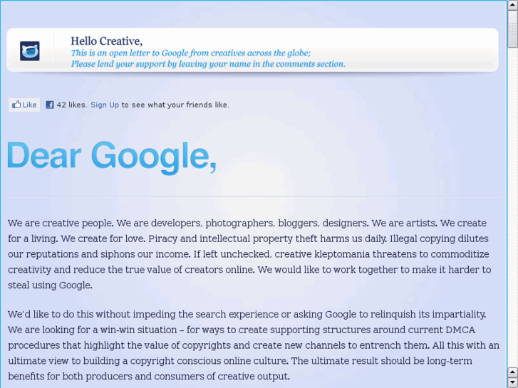 www.dear-google.com