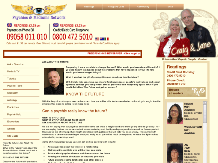 www.psychic-readings.org