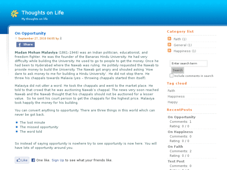 www.thoughtonlife.com