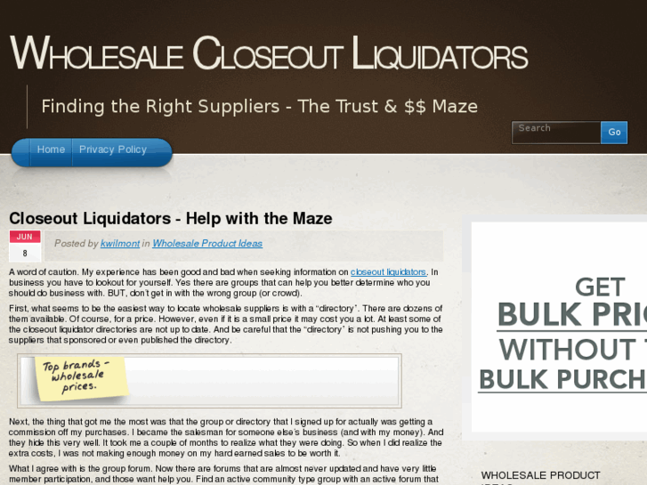 www.wholesalecloseoutliquidators.info