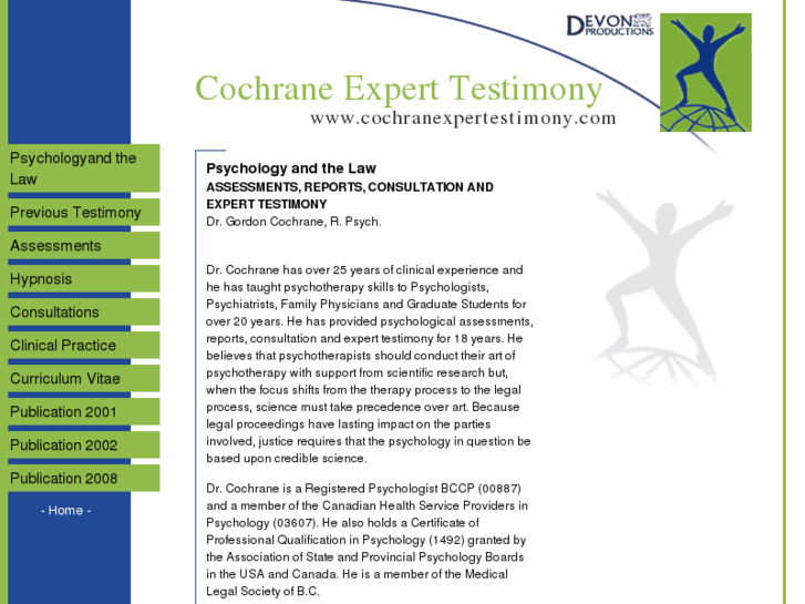 www.cochranexpertestimony.com